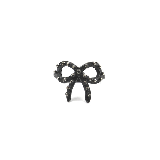 Studded Bow Ring