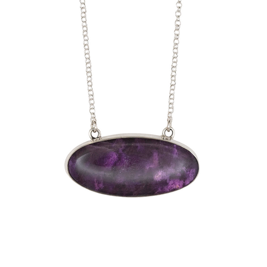 Oval Sugilite Pendant
