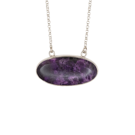 Oval Sugilite Pendant