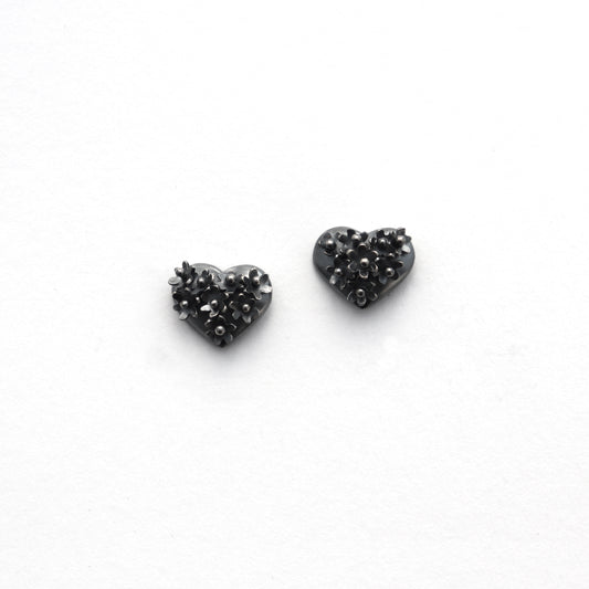 Heart Cluster Studs