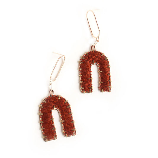 Embroidered Earrings 1