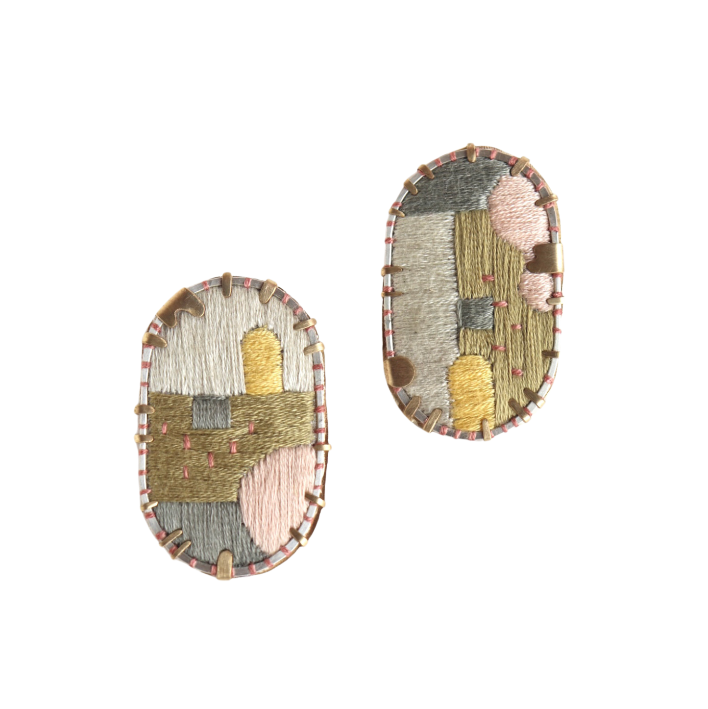 Embroidered Earrings 2