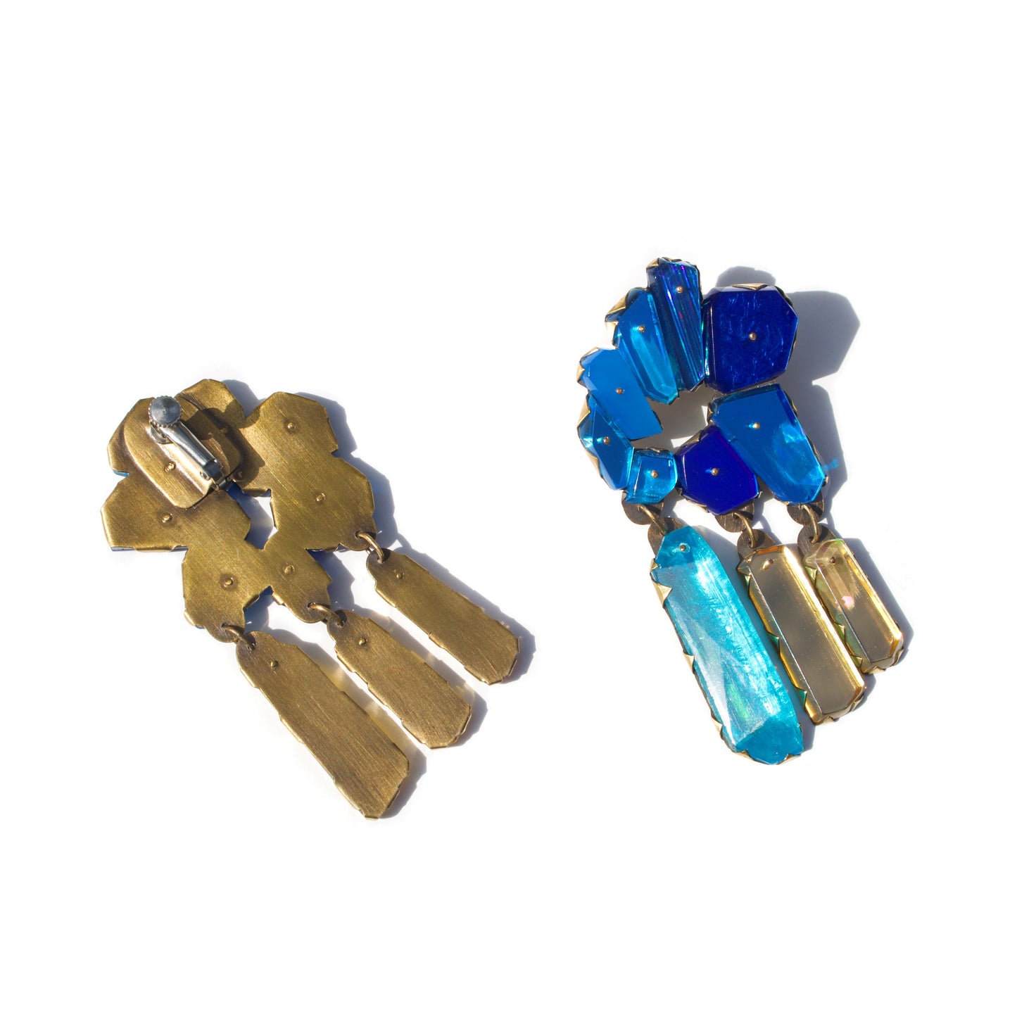 Sapphire Clip-on Cocktail Earrings