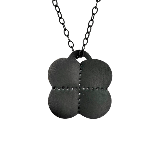 Scalloped & Faceted 4-Quarters Pendant