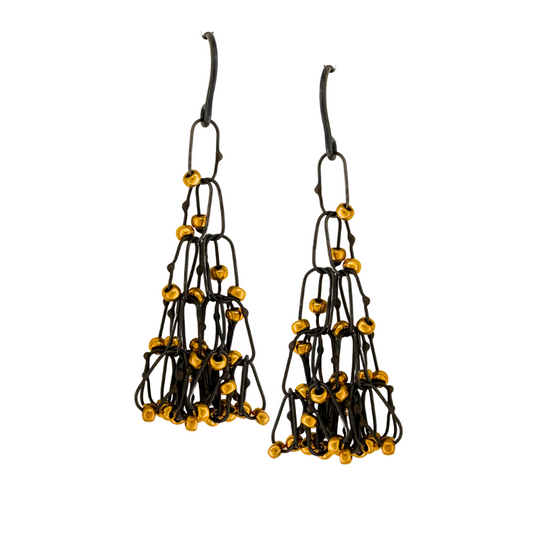 Constellation Earrings - Delicate 5 Tier Cascade