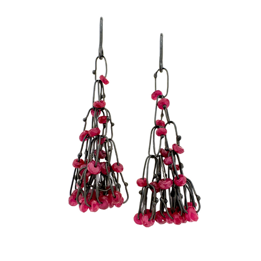 Constellation EARRINGS: Delicate 5 Tier Cascade