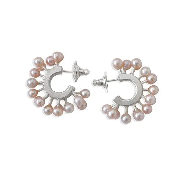 Triple Pearly Hoop Minis