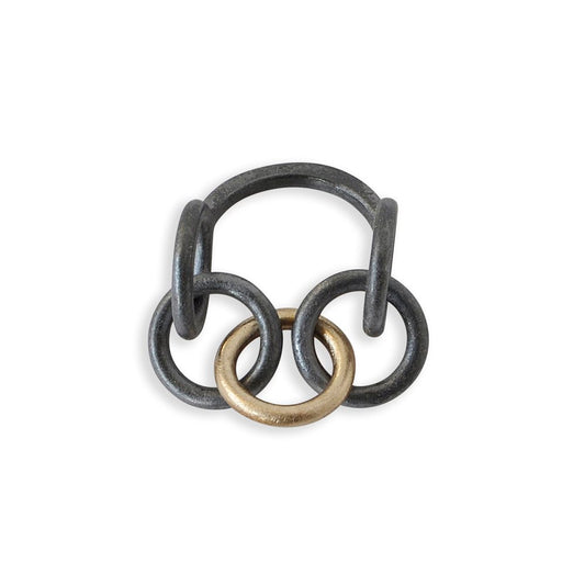Oxi Chain Gold Ring