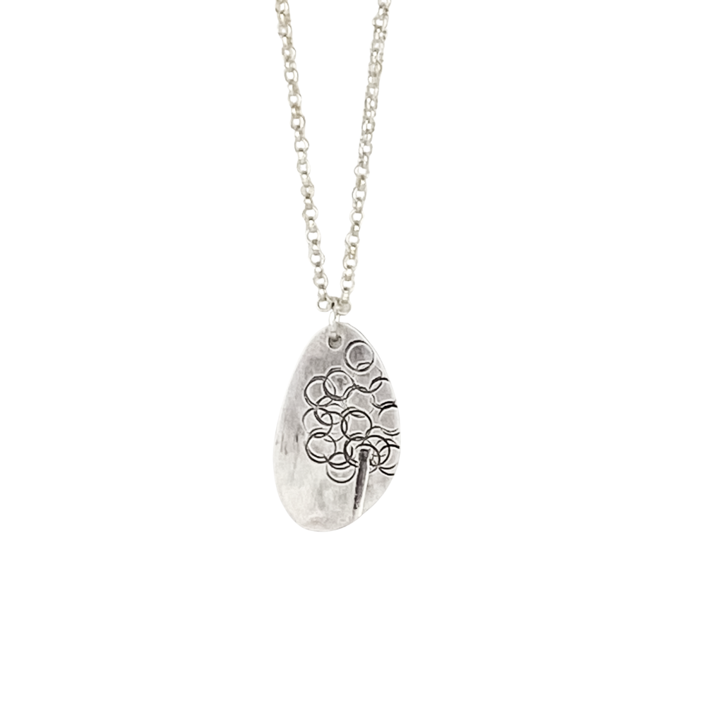 Silver Landscape Pendant 20