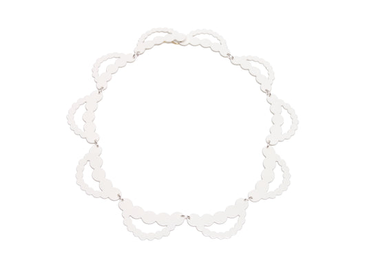 Pearl Strands Collar – cream