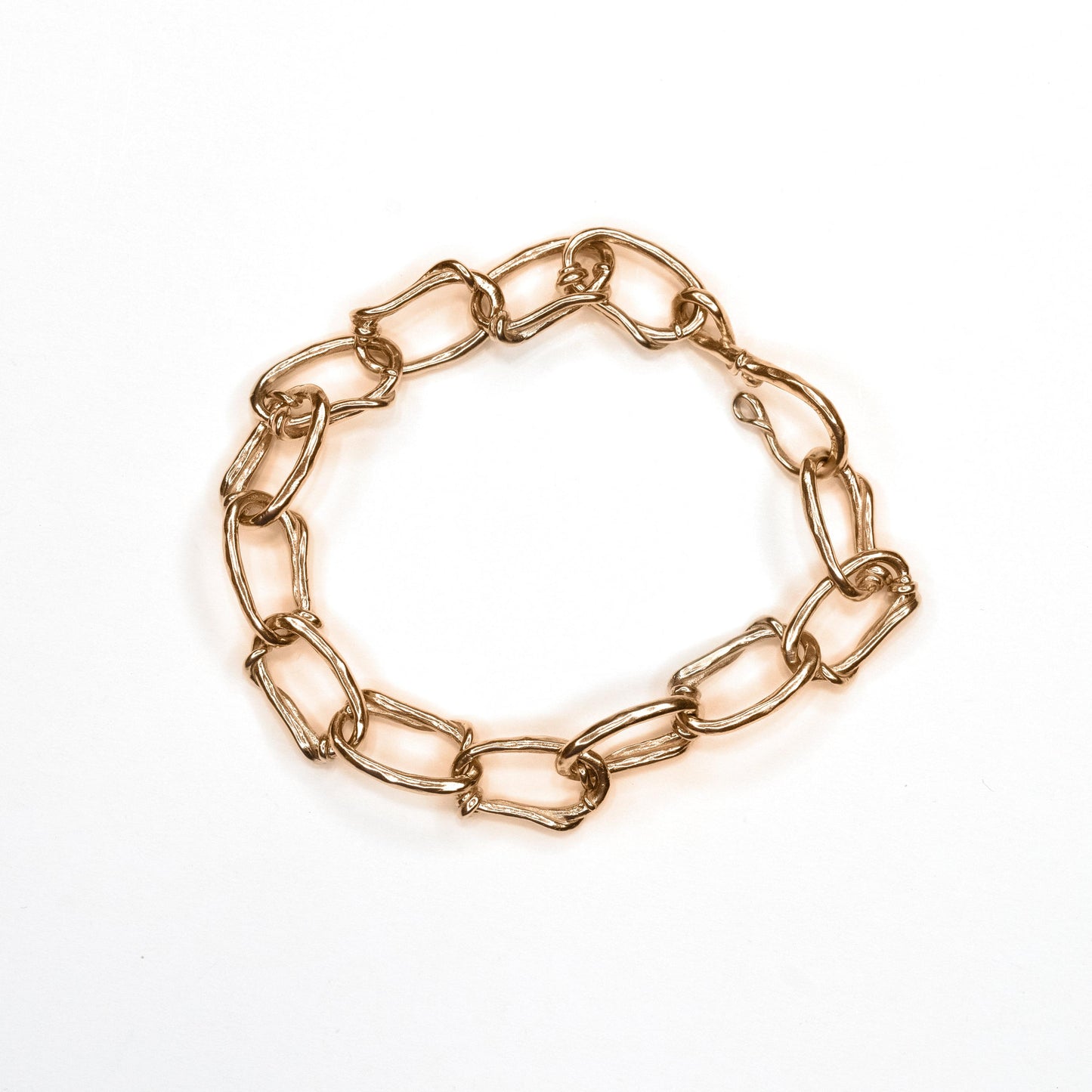 Chunky Oval Chain Bracelet 14K
