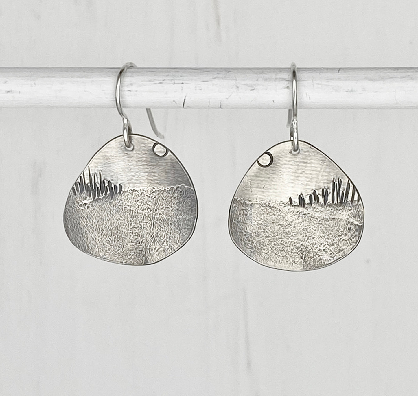 Silver Landscape Earrings 38